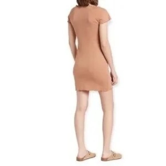 NWOT Abound Mocha Ribbed Dress, Plus Size Various - Picture 3 of 5